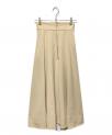 ）の古着「FRONT ZIP FLARE SKIRT」｜イエロー
