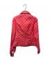 LANVIN COLLECTION (ランバンコレクション) レザーパイピング切替ジップブルゾン レッド サイズ:38：7000円