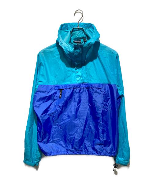 Patagonia（パタゴニア）Patagonia (パタゴニア) F1ナイロンアノラックパーカー/フェザーウェイトシェルプルオーバー ブルー サイズ:Sの古着・服飾アイテム