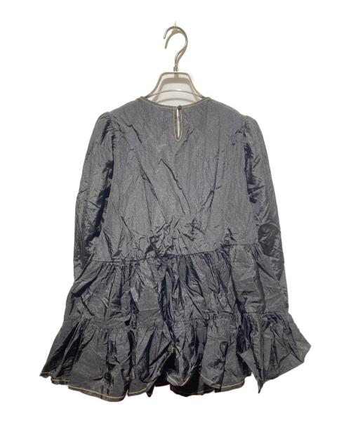 little sunny bite（リトルサニーバイト）Little sunny bite (リトルサニーバイト) Nylon frill dress ブラック サイズ:M 未使用品の古着・服飾アイテム