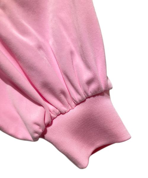 adidas（アディダス）adidas (アディダス) 70s ベロア トラックトップ グリーン×ピンク サイズ:ＸＬの古着・服飾アイテム