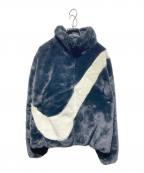 NIKEナイキ）の古着「NSW JKT FAUX FUR SWSH/ボアジャケット」｜ホワイト×ブラック