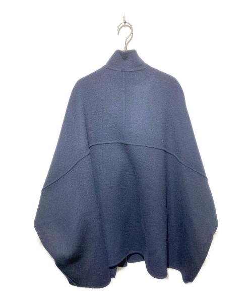 SLOBE IENA（スローブ イエナ）SLOBE IENA (スローブ イエナ) スタンドカラーダブルフェイスポンチョ ネイビー サイズ:不明の古着・服飾アイテム