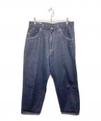 negative denimネガティブ デニム）の古着「5P WIDE JEANS」｜インディゴ