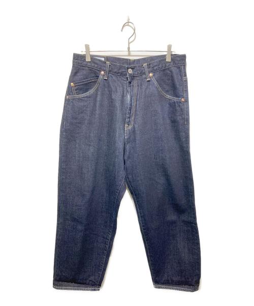 negative denim（ネガティブ デニム）NEGATIVE DENIM (ネガティブ デニム) 5P WIDE JEANS インディゴ サイズ:2の古着・服飾アイテム