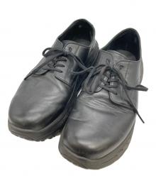 UGG×N.HOOLYWOOD（アグ×エヌ ハリウッド）の古着「COMPILE レザースニーカー」｜ブラック