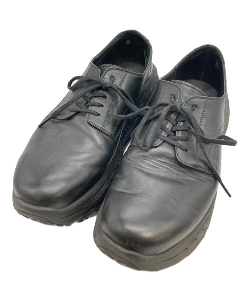 UGG（アグ）UGG (アグ) N.HOOLYWOOD (エヌ ハリウッド) COMPILE レザースニーカー ブラック サイズ:27cmの古着・服飾アイテム