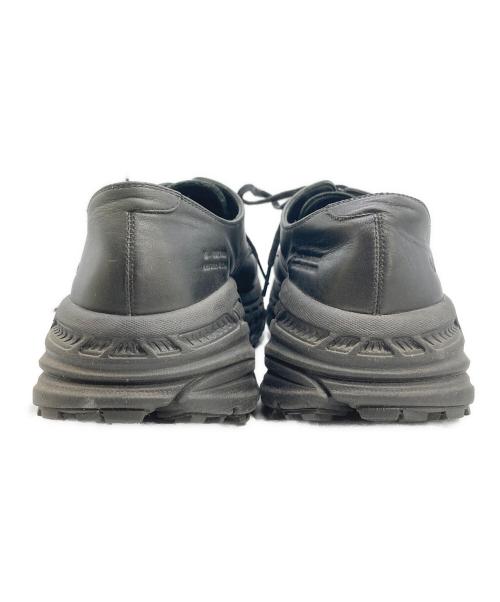 UGG（アグ）UGG (アグ) N.HOOLYWOOD (エヌ ハリウッド) COMPILE レザースニーカー ブラック サイズ:27cmの古着・服飾アイテム