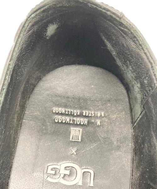 UGG（アグ）UGG (アグ) N.HOOLYWOOD (エヌ ハリウッド) COMPILE レザースニーカー ブラック サイズ:27cmの古着・服飾アイテム