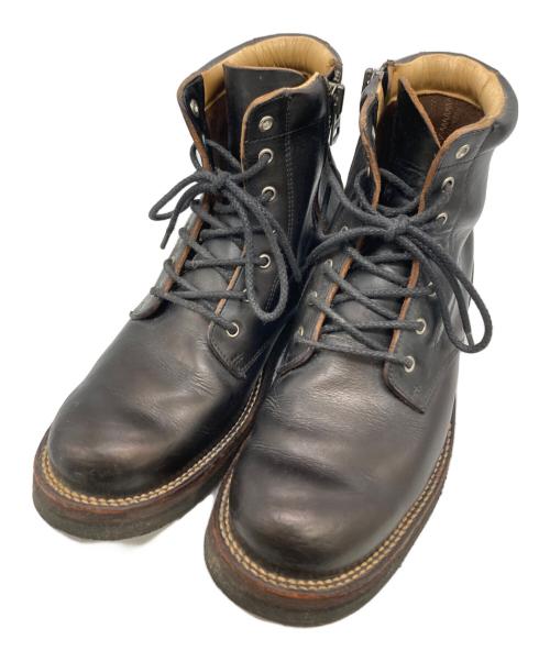 SLOW WEAR LION（スローウェアライオン）slow wear lion (スローウェアライオン) サイドジップブーツ/クロムエクエセル ブラック サイズ:8Eの古着・服飾アイテム