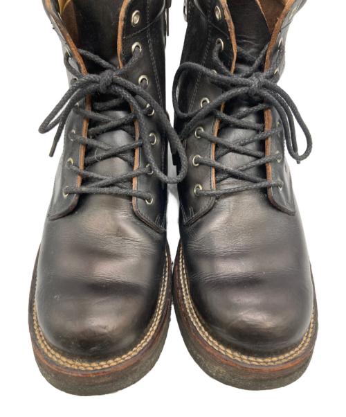 SLOW WEAR LION（スローウェアライオン）slow wear lion (スローウェアライオン) サイドジップブーツ/クロムエクエセル ブラック サイズ:8Eの古着・服飾アイテム