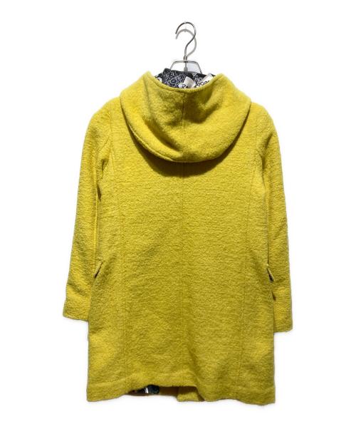 Desigual（デシグアル）Desigual (デシグアル) 刺繍デザインダッフルコート イエロー サイズ:38の古着・服飾アイテム