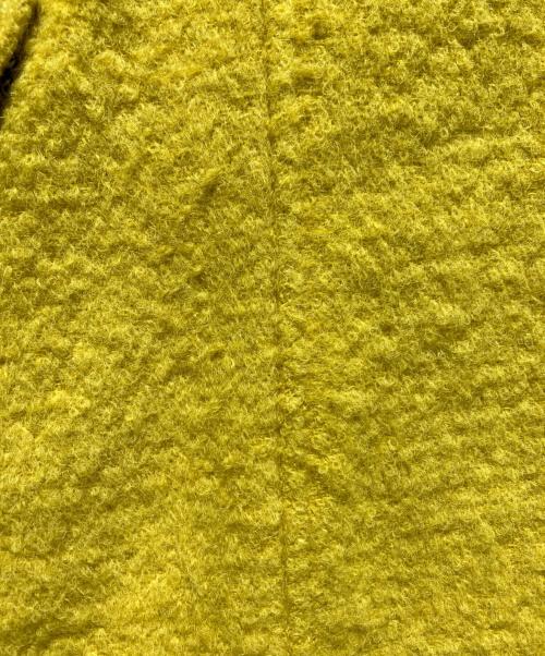 Desigual（デシグアル）Desigual (デシグアル) 刺繍デザインダッフルコート イエロー サイズ:38の古着・服飾アイテム