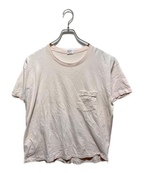 OLD GAP（オールドギャップ）OLD GAP (オールドギャップ) 80s ポケットTシャツ ピンク サイズ:XLの古着・服飾アイテム