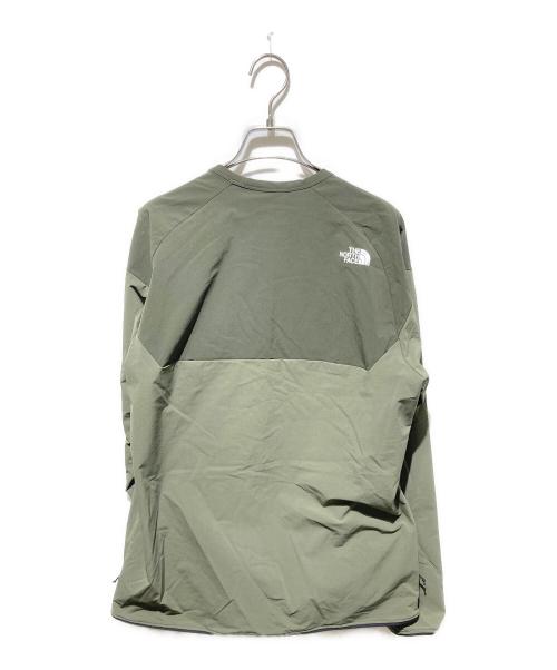 THE NORTH FACE（ザ ノース フェイス）THE NORTH FACE (ザ ノース フェイス) エイペックス フレックス クルー グリーン サイズ:Ｌの古着・服飾アイテム