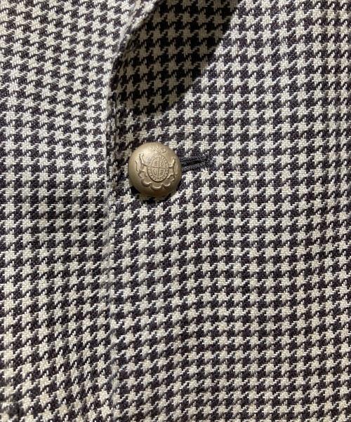 LARDINI（ラルディーニ）LARDINI (ラルディーニ) リネン千鳥柄ダブルテーラードジャケット ベージュ サイズ:48の古着・服飾アイテム