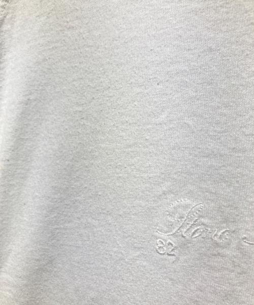 STONE ISLAND（ストーンアイランド）STONE ISLAND (ストーンアイランド) COTTON JERSEY GARMENT DYED 82/22 / 40周年記念 ホワイト サイズ:Mの古着・服飾アイテム