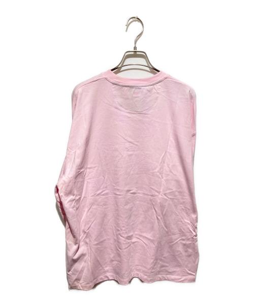 AMI Alexandre Mattiussi（アミアレクサンドルマテュッシ）AMI Alexandre Mattiussi (アミアレクサンドルマテュッシ) ロゴ刺繍ｔシャツ ピンク サイズ:Sの古着・服飾アイテム