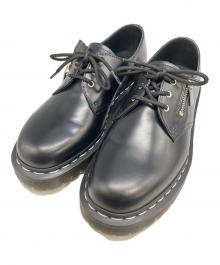 Dr.Martens（ドクターマーチン）の古着「ホワイトステッチ3ホールシューズ」｜ブラック