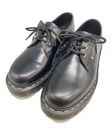 ドクターマーチン 3ホール uk8 中古・古着通販】Dr.Martens (ドクターマーチン) ホワイトステッチ3