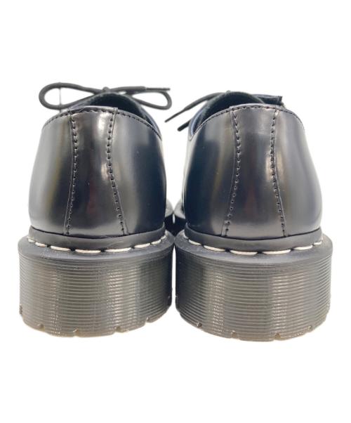 Dr.Martens（ドクターマーチン）Dr.Martens (ドクターマーチン) ホワイトステッチ3ホールシューズ ブラック サイズ:UK8の古着・服飾アイテム