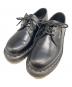 Dr.Martens（ドクターマーチン）の古着「ホワイトステッチ3ホールシューズ」｜ブラック