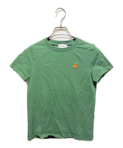 KENZO（ケンゾー）KENZO (ケンゾー) タイガー刺繍tシャツ グリーン サイズ:ＸＳの古着・服飾アイテム