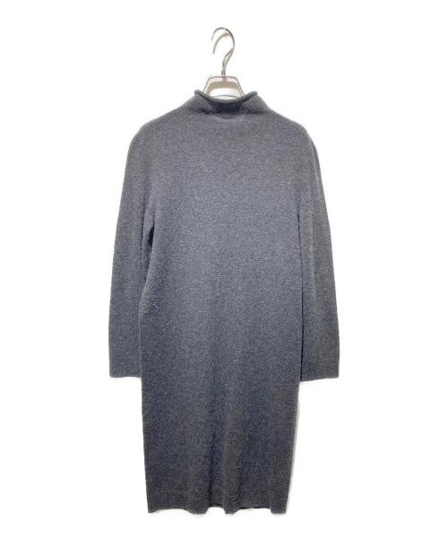 HERMES（エルメス）HERMES (エルメス) カシミヤニットワンピース グレー サイズ:ＳＭの古着・服飾アイテム