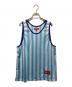 SUPREME（シュプリーム）の古着「25SS Stripe Mesh Tank Top」｜ブルー