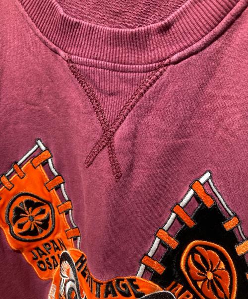 EVISU（エヴィス）EVISU (エヴィス) 達磨スウェット ボルドー サイズ:Ｌの古着・服飾アイテム