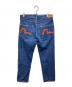 EVISU (エヴィス) PMGラインカモメ刺繍 デニムパンツ インディゴ サイズ:W33：12000円