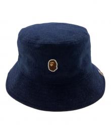 A BATHING APE（アベイシングエイプ）の古着「CORDUROY BUCKET HAT/バケットハット」｜ネイビー