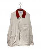 Graphpaperグラフペーパー）の古着「HARD GABARDINE COVERALL/カバーオール」｜ブラウン×ベージュ