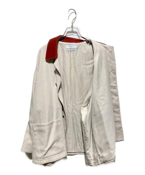 Graphpaper（グラフペーパー）Graphpaper (グラフペーパー) HARD GABARDINE COVERALL/カバーオール ブラウン×ベージュ サイズ:1の古着・服飾アイテム