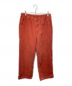 Graphpaperグラフペーパー）の古着「コーデュロイパンツ/Suvin Corduroy Track Pants」｜ブラウン