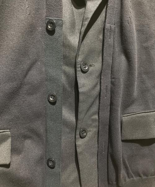 sacai（サカイ）sacai (サカイ) Suiting Mix Jacket ブラック サイズ:3の古着・服飾アイテム