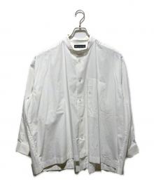 ISSEY MIYAKE MEN（イッセイミヤケメン）の古着「オーバーサイズバンドカラーシャツ」｜ホワイト