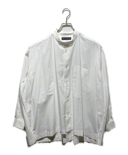 ISSEY MIYAKE MEN（イッセイミヤケメン）ISSEY MIYAKE MEN (イッセイミヤケメン) オーバーサイズバンドカラーシャツ ホワイト サイズ:2の古着・服飾アイテム