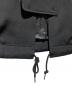 中古・古着 GROUND Y (グラウンドワイ) Gabardine Double long hoodie coat/ギャバジンフーデットコート ブラック サイズ:3：30000円