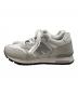 NEW BALANCE (ニューバランス) ローカットスニーカー ホワイト サイズ:25.5ｃｍ：5000円