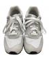 中古・古着 NEW BALANCE (ニューバランス) ローカットスニーカー ホワイト サイズ:25.5ｃｍ：5000円