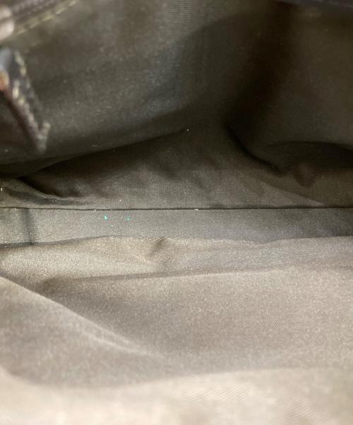 GUCCI（グッチ）GUCCI (グッチ) GG柄 ナイロンバンブーハンドルバッグ ブラウンの古着・服飾アイテム