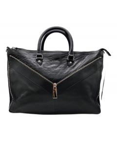 中古・古着通販】VANSON (バンソン) レザーバッグ ブラック｜ブランド