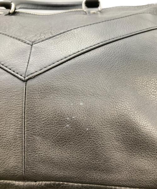 DIESEL（ディーゼル）DIESEL (ディーゼル) フロントジッパーデザイン2WAYショルダーバッグ ブラックの古着・服飾アイテム