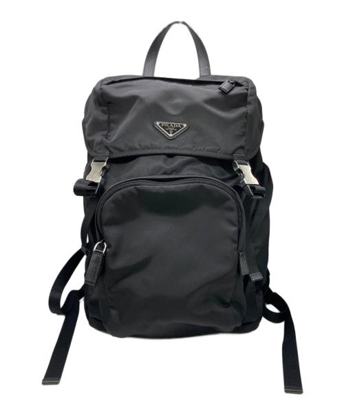 PRADA（プラダ）PRADA (プラダ) Re-Nylon バッグパック ブラックの古着・服飾アイテム