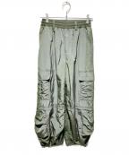 X-GIRLエックスガール）の古着「FADED WIDE LEG CARGO PANTS」｜カーキ