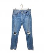 LEVI'Sリーバイス）の古着「ダメージデニムパンツ」｜インディゴ
