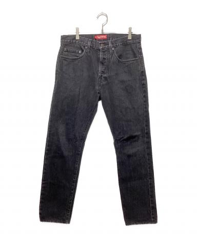中古・古着通販】Supreme (シュプリーム) スリムデニムパンツ ブラック