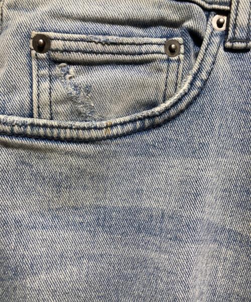 Ksubi（スビ）Ksubi (スビ) 刺繍ダメージデニムパンツ インディゴ サイズ:32の古着・服飾アイテム