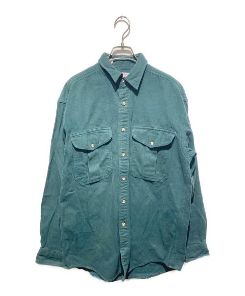 FILSON GARMENT（フィルソン ガーメント）FILSON GARMENT (フィルソン ガーメント) シャモアシャツ グリーン サイズ:Mの古着・服飾アイテム